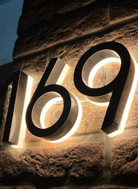 Modern house Numbers